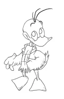 Alfred jodocus kwak kleurplaat 3